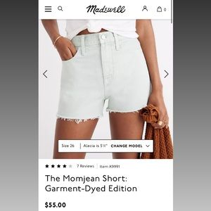 Madewell- The Momjean Short